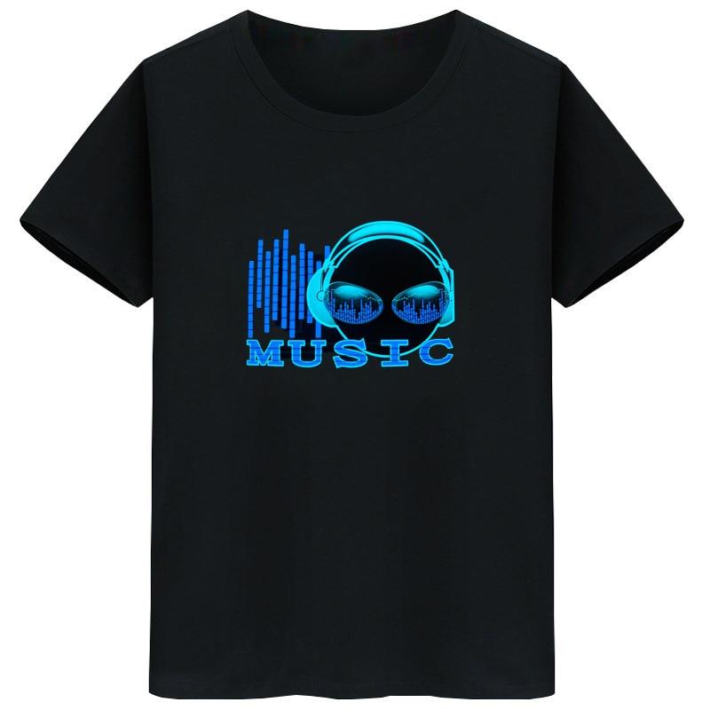 Sound Activated LED T shirts Purge Culture