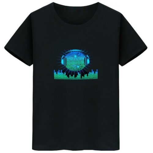 Sound Activated LED T-shirts 13 woocommerce placeholder