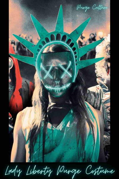 Lady Liberty Purge Costume  Statue Of Liberty Purge Costume