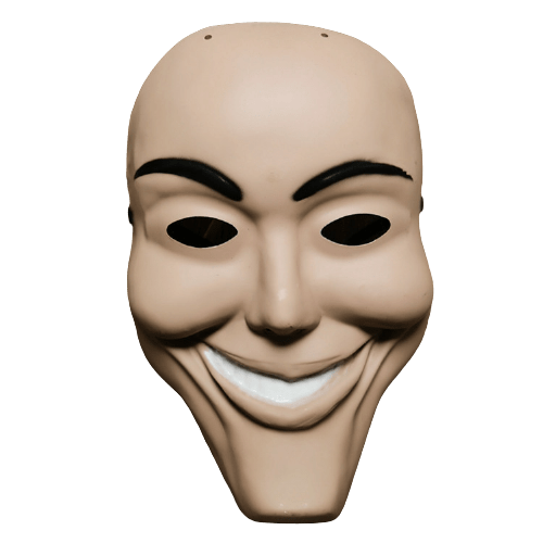 purge smiling mask