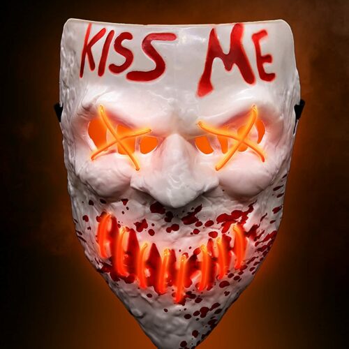 led kiss me mask